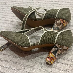 ✨ Vintage Roni Kantor Gold Glitter Dress Sandals – Purchased in Israel ✨ 41